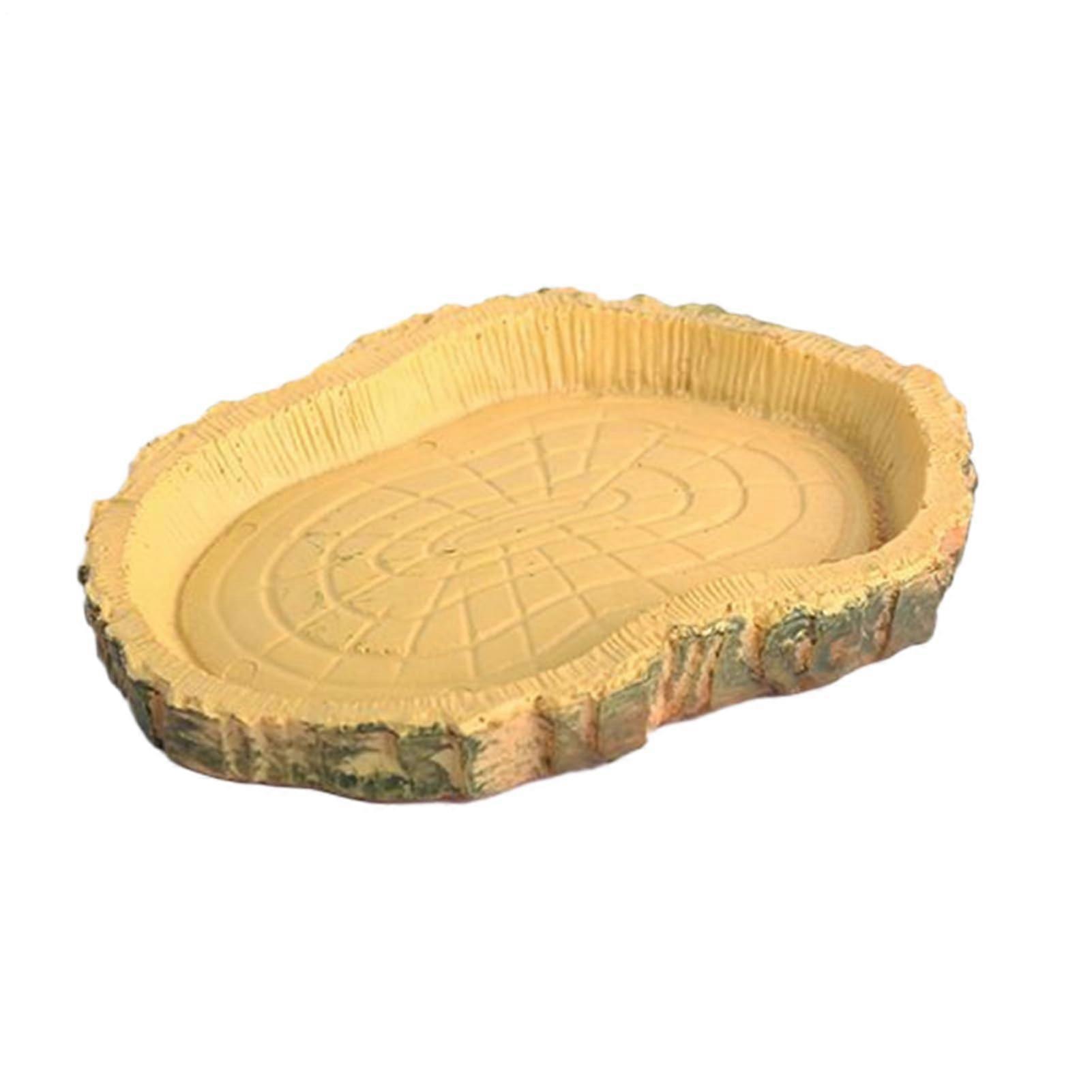 Turtle Water Bowl For Aquarium - Portable Turtle Feeder, Simulation Gecko Cups, Turtle Feeding Dishes, Funny Pet Bowl