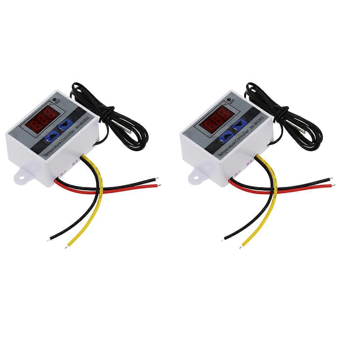 Digital Temperature Controller Display Thermostat Control Switch and Thermistor Sensors Temperature