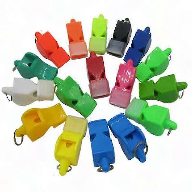50 Pcs Professional Referee Whistle, Non-Nuclear Fox 40 Plastic Whistle for Games & Life-Saving