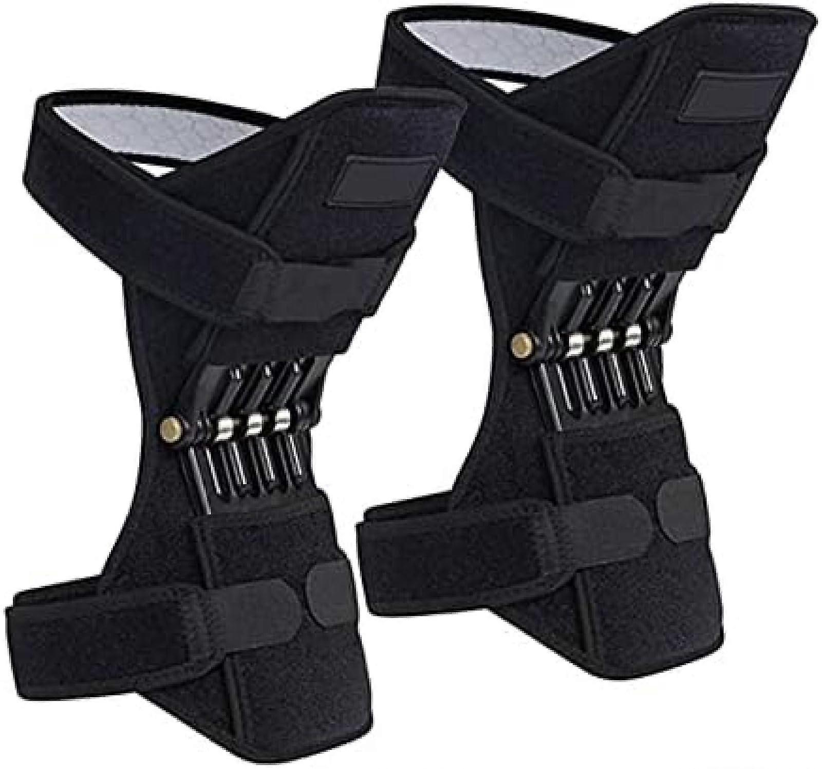 Knee Brace Non-Slip Joint Support with Breathable Material and Powerful Spring Force - 2 Pack Sport Knee Protector Pads