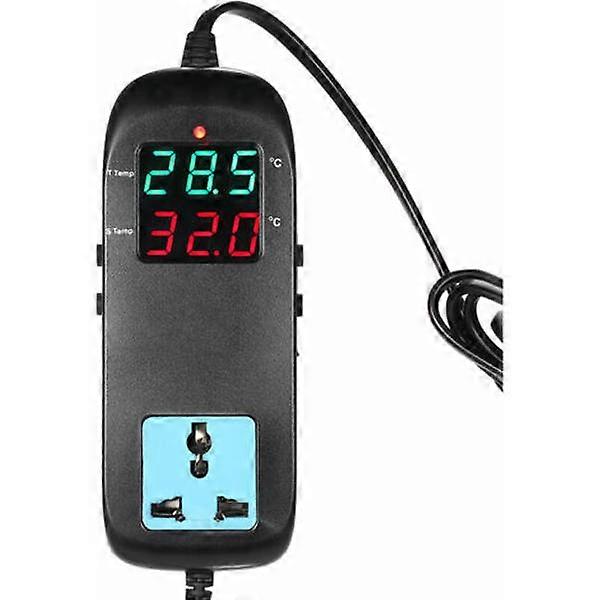 Electronic Thermostat, LED Digital Display, with AC 90V-250V Plug