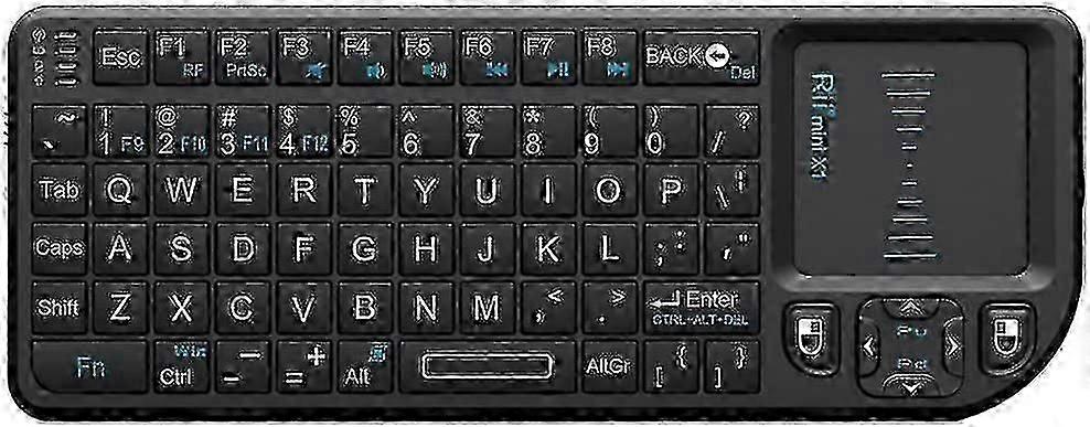 Mini Wireless Keyboard, With Touchpad Mouse, Lightweight Portable Wireless Keyboard Controller, With Usb Receiver Remote Control