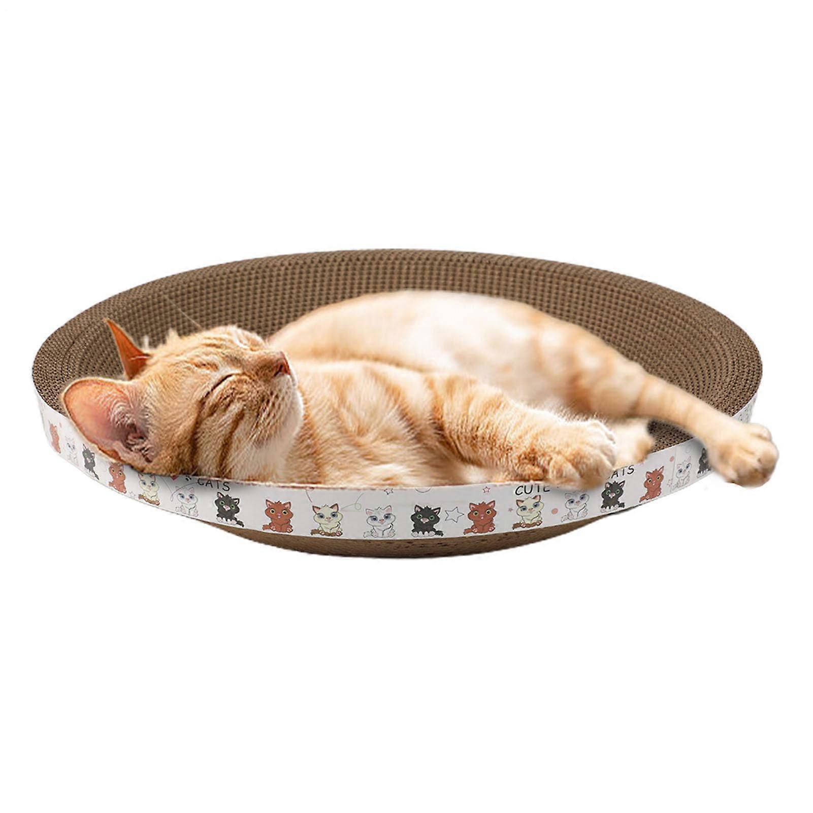 Scratching Bowl Bed For Kittens, Scratching Board Nest With Poles, Kitten Training Toy, Lesol Mattress 30cm x 9cm