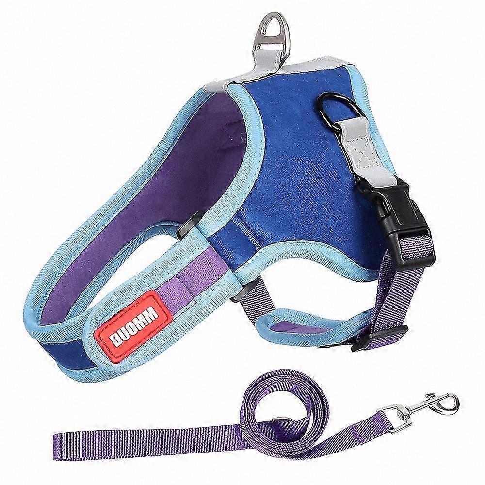 Hundselekoppelsats utomhus reflekterande andningsbar justerbar husdjursväst