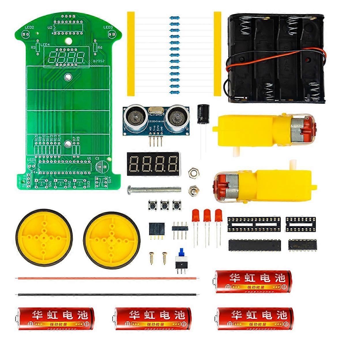 N82R Ultrasonic Ranging Obstacle Avoidance Kit Welding Practice Kit