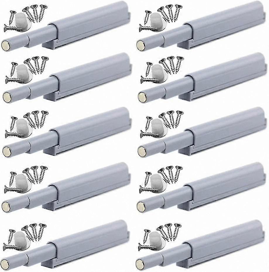 Magnetic Door Latches for Easy Push-to-Open Functionality (10 Pack)