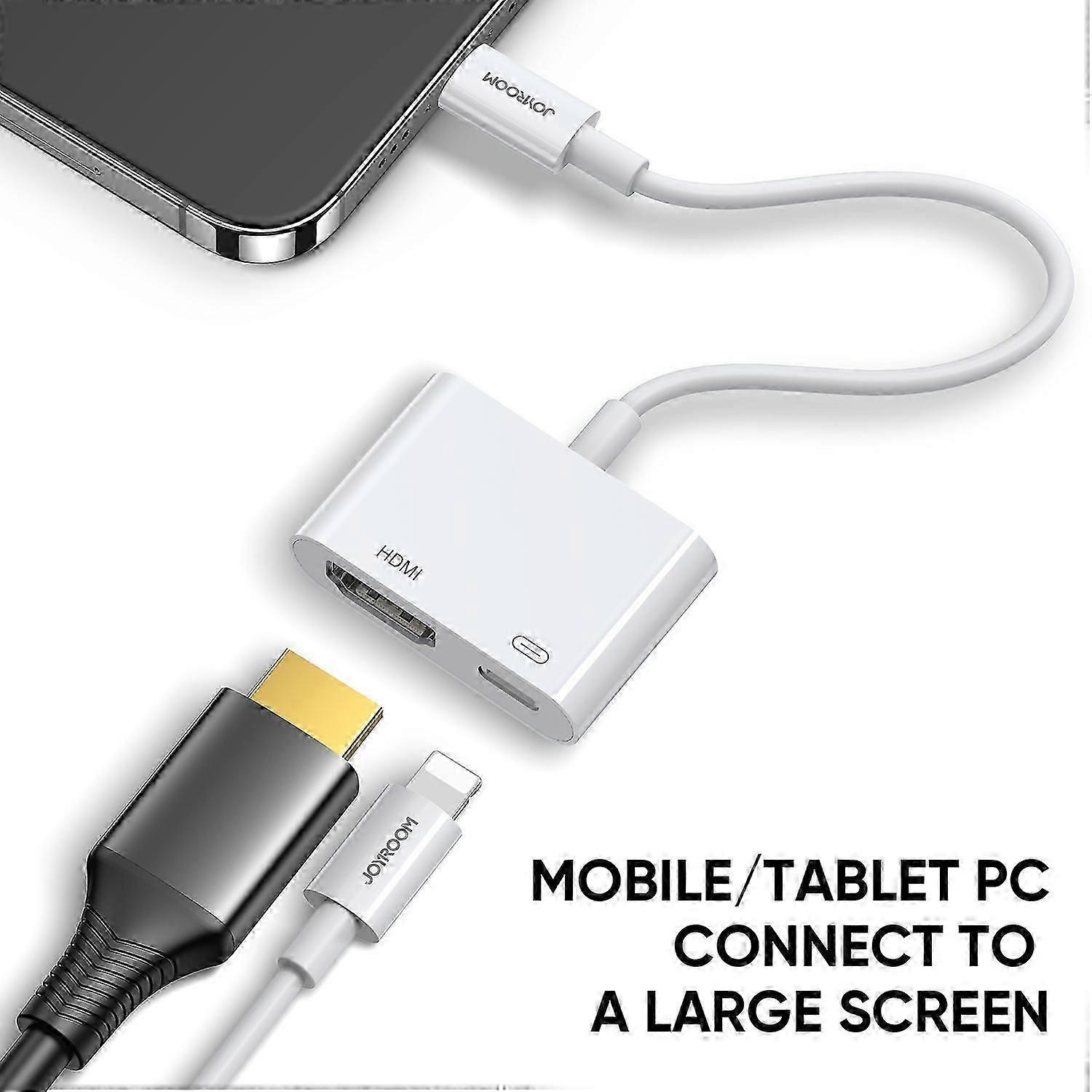 JOYROOM S-H141 1080P 8 Pin to HDMI Converter Adapter