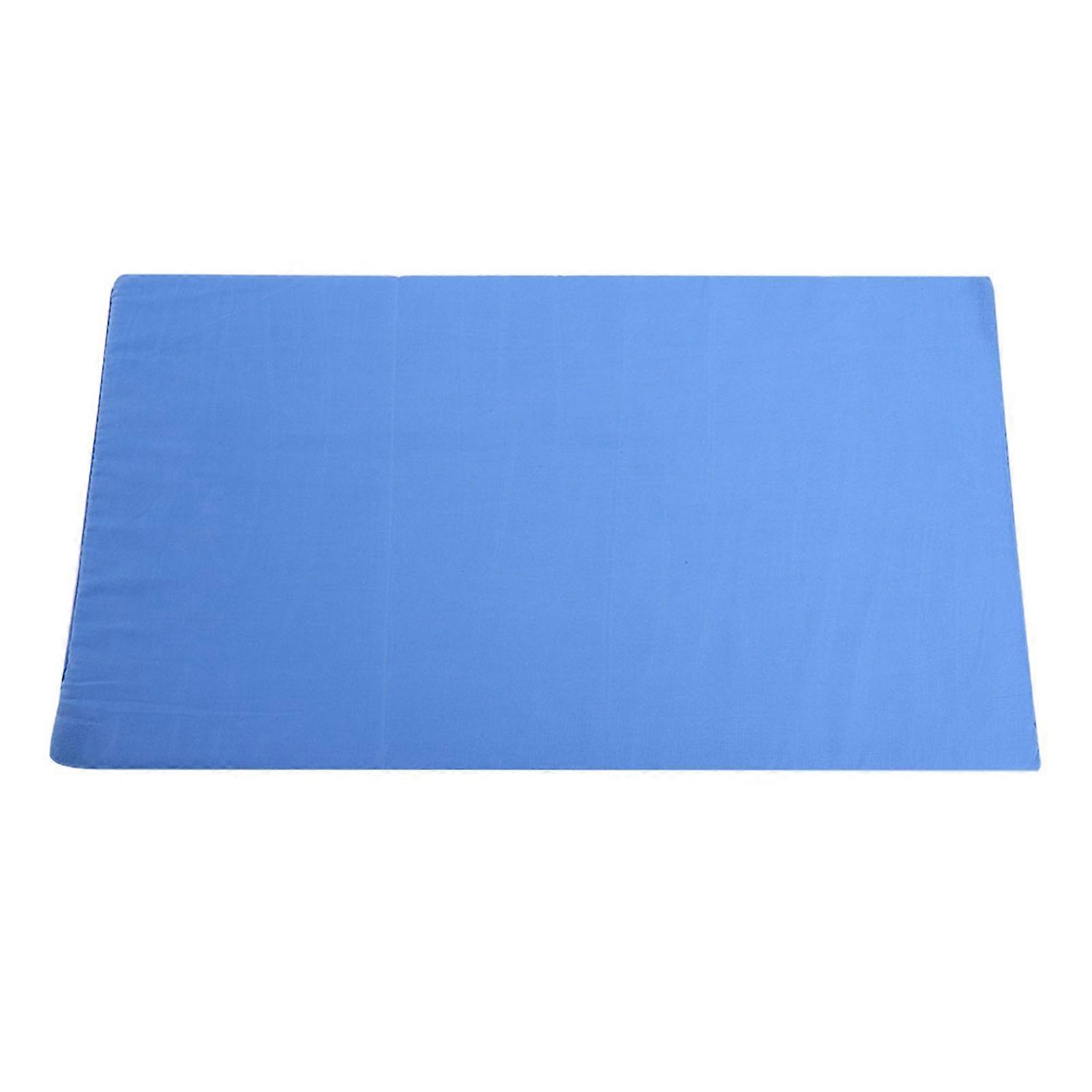 Comfortable Foam Leg Elevation Cushion, Lumbar Relief, Back Support (Blue)