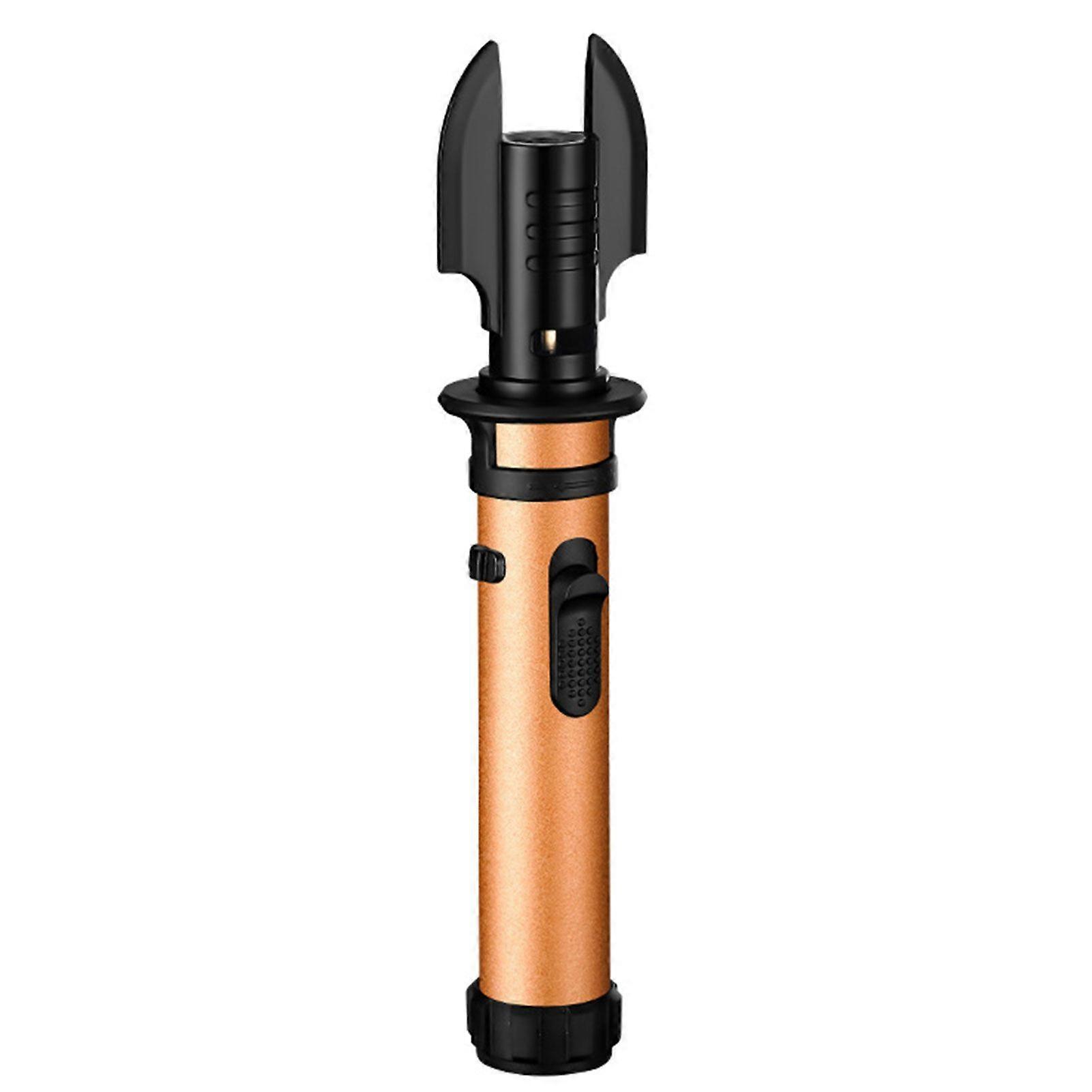 High Temperature Jet-Flame Torch Lighter For Outdoor Bbq Grilling Adjustables Red Flames Inflatable Lighter for Camping