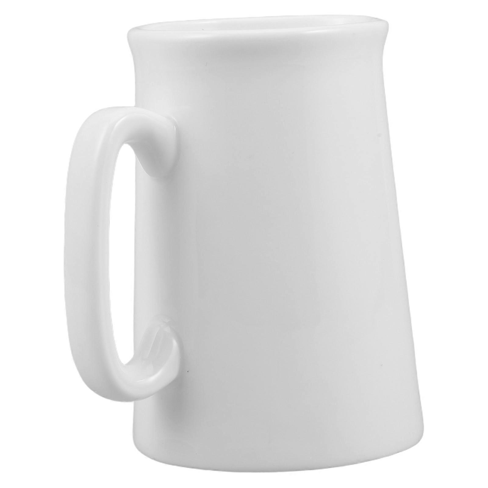 Ceramic Milk Jug for Coffee Designed for Precise Pouring Dispenser