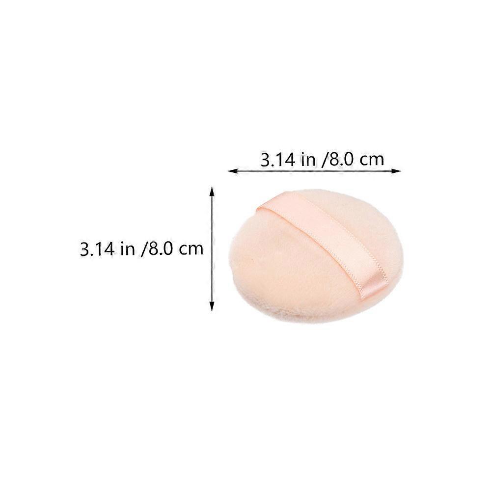 20Pcs Comfortable Pink Makeup Puff with Sponge for Makeup Application