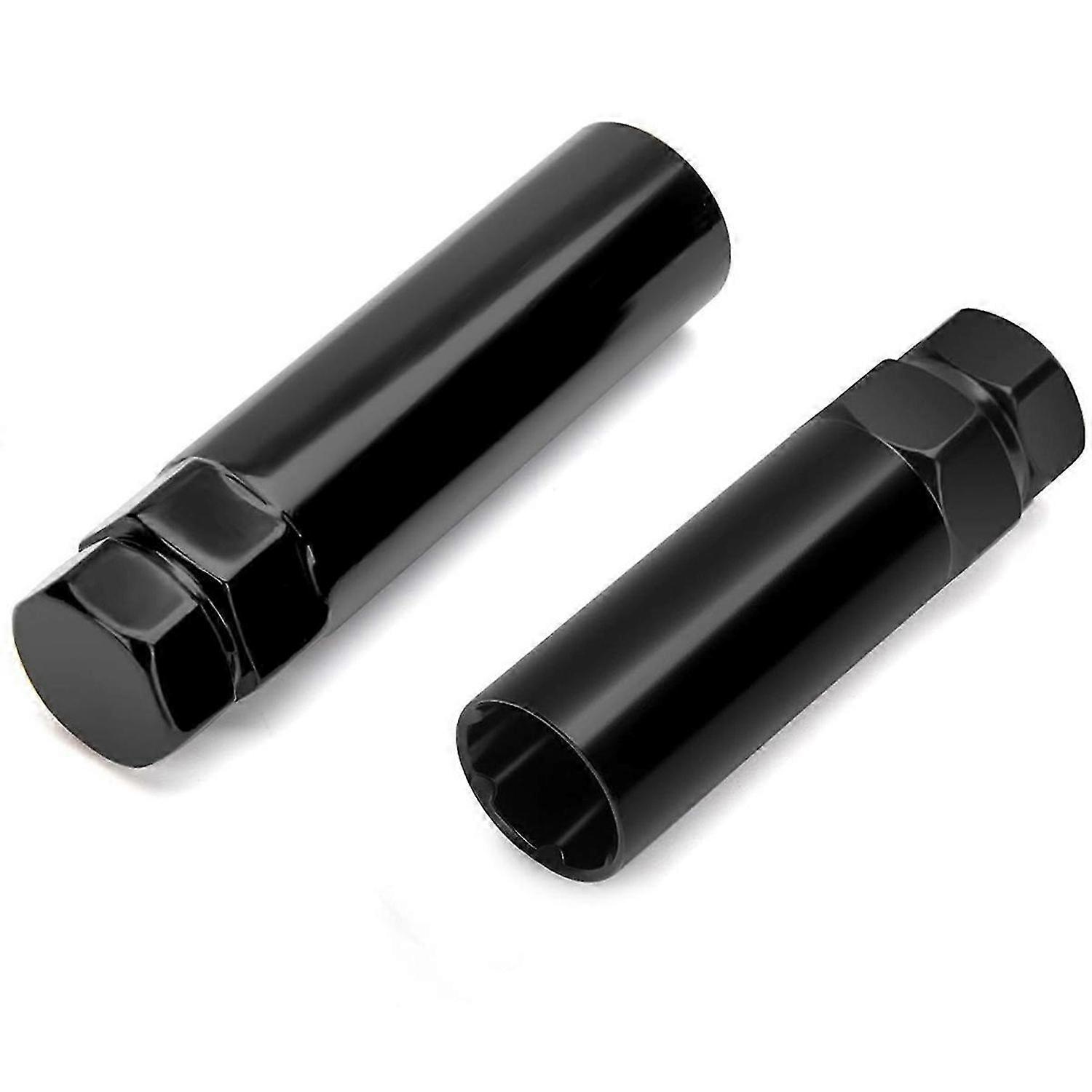 Small 6 Spline & 7 Spline Sockets Fuel Rim Lug Nut Key Wrench for Aftermarket Lugnuts 14x1.5, 14x2.0