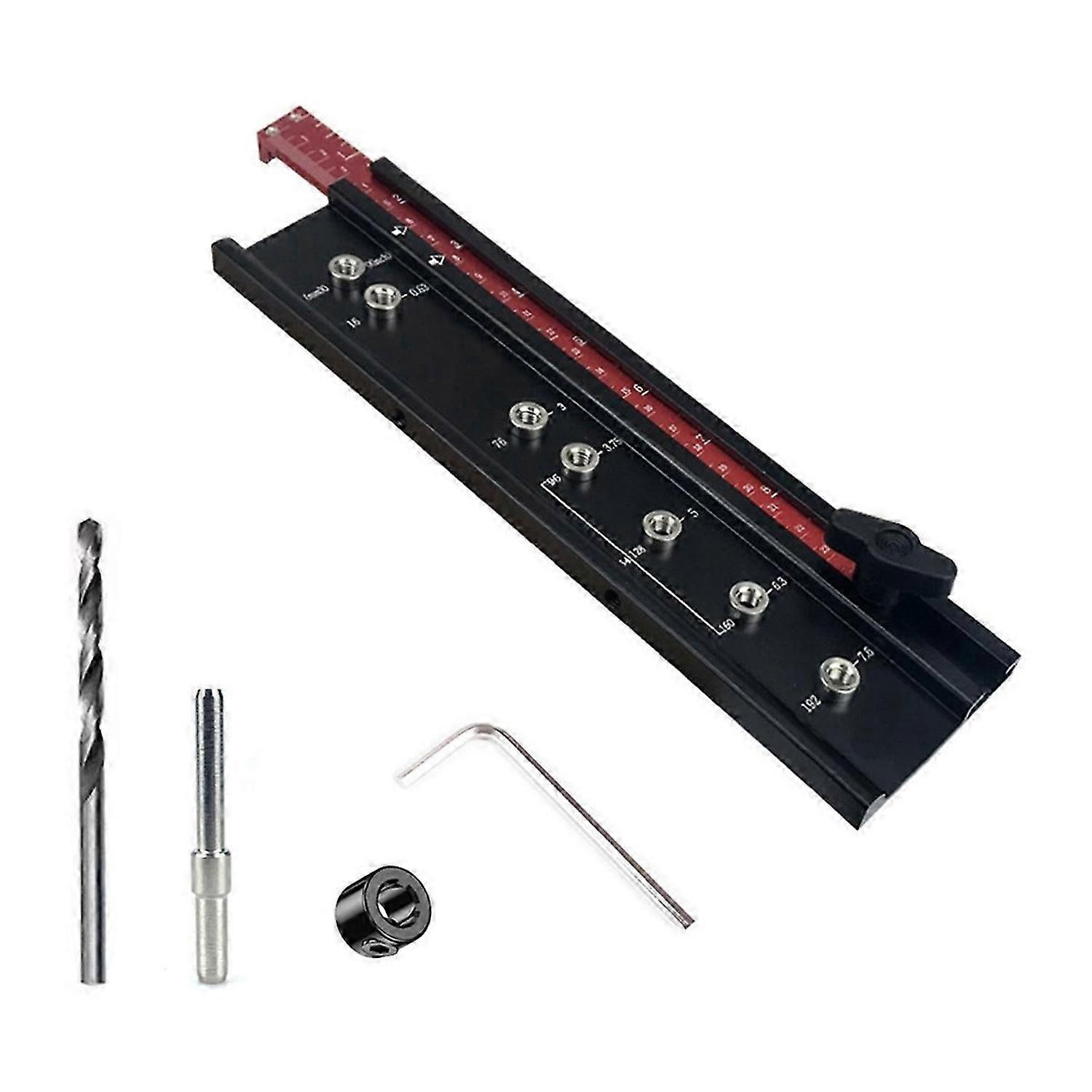 Drill Guide Punch Locator Handle Open Hole Locator Woodworking Drilling Locator for Cabinet Handles