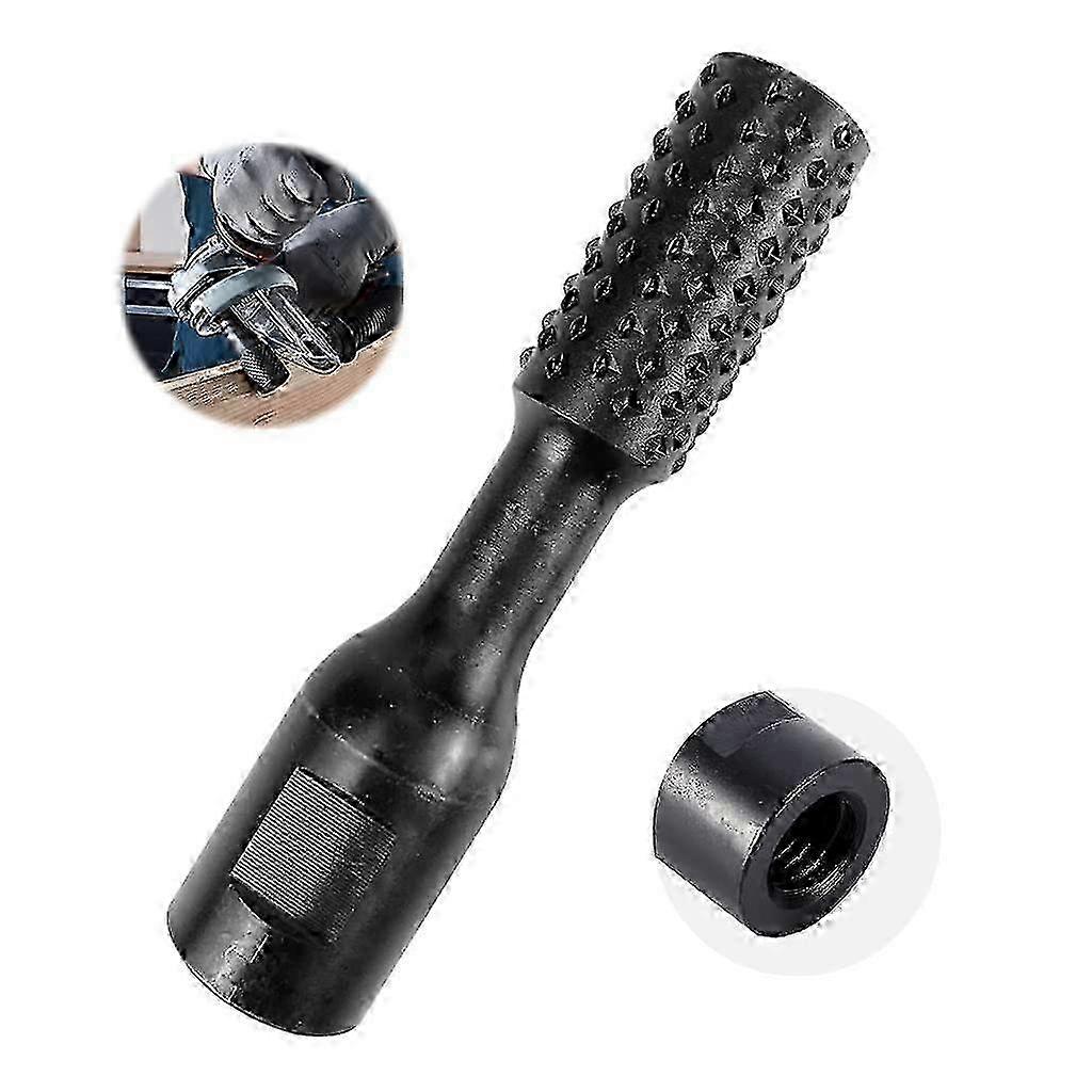 Wood Carving Cylindrical Burr, 20mm Rough Teeth Wood Metal Burr Carving Tool, Carbide Burr For Wood Carving Polishing Drill Bit