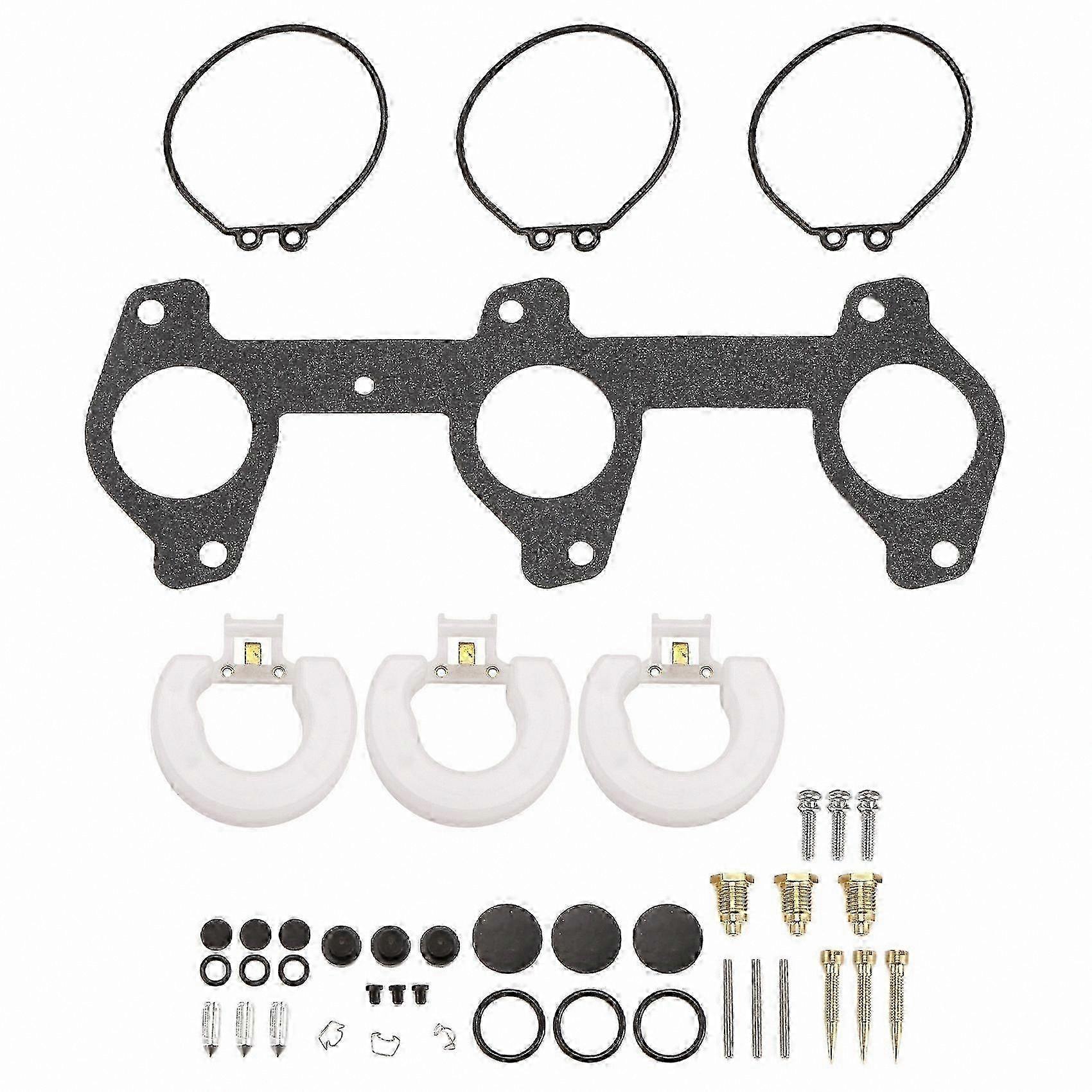 Outboard Motor Carburetor Rebuild Kit for 60-702-Stroke Engines Compatible with Components