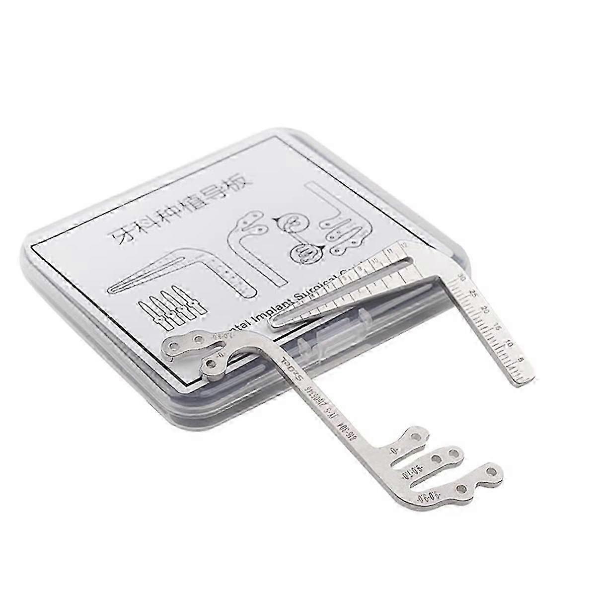 6pcs/Set Implant Guide Set Autoclavable Oral Planting -Locator Positioning Angle Ruler-2025-ss