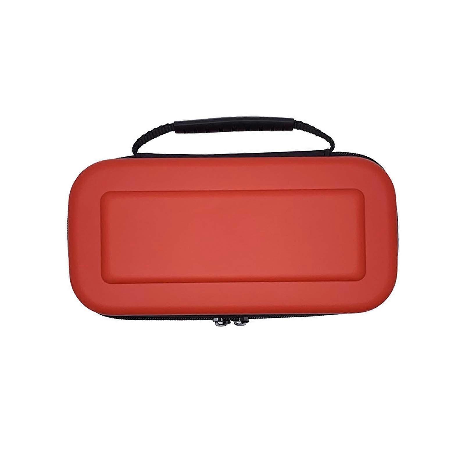Carry Case Compatible with Nintendo Switch Lite, Protective Case with Screen Protector & Joystick Caps - Red