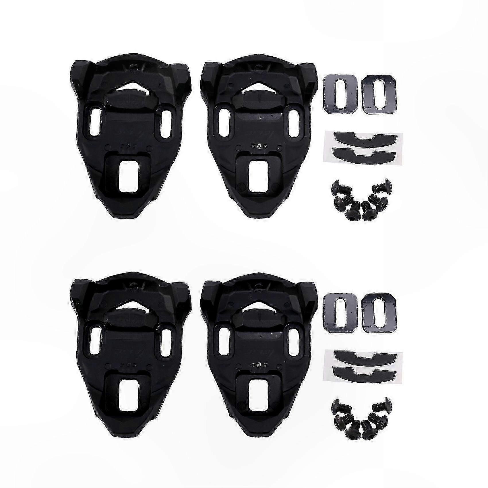 Black Plastic Cleat Set for Time Iclic and X-Presso Pedals (4 Pack)