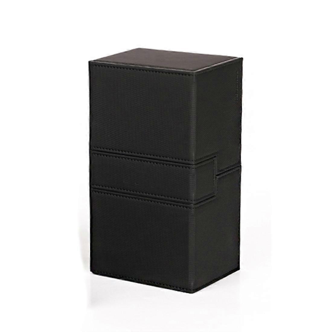 Ultra 200+Cards Deck Box PU for Magicalalal the Cards MGT/ Black