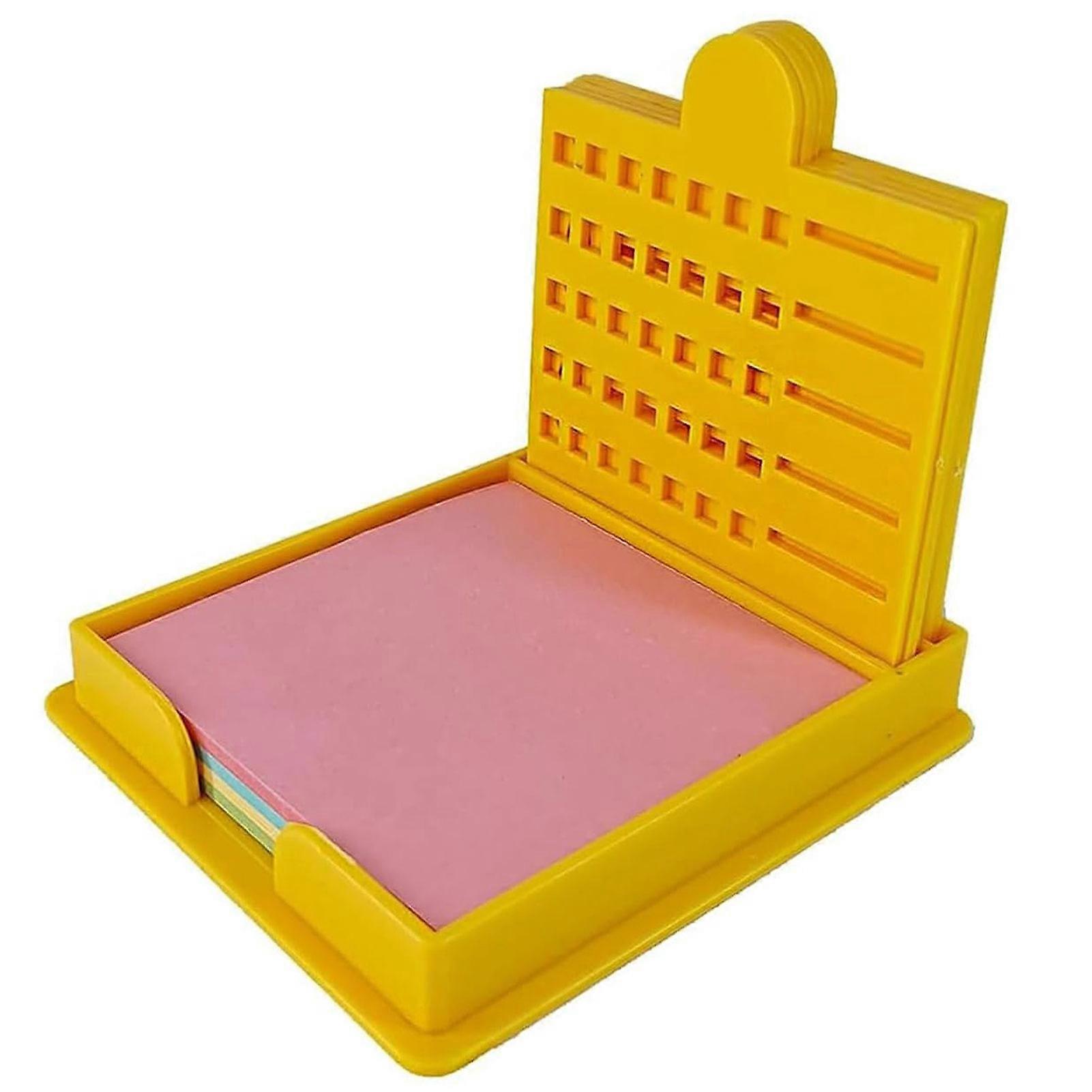 Sticky Notes Organizer & Holder Stencil Kit with 5 Versatile Templates, Practical Desk Accessories for School, Office & Home