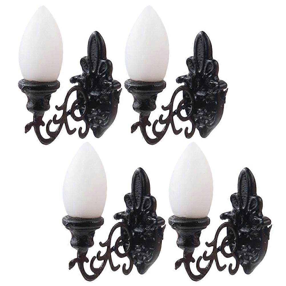 Compact Mini Lights 12Pcs ABS Wall Lamp Perfect For Doll Room DIY Projects Increase Sand Table Levels