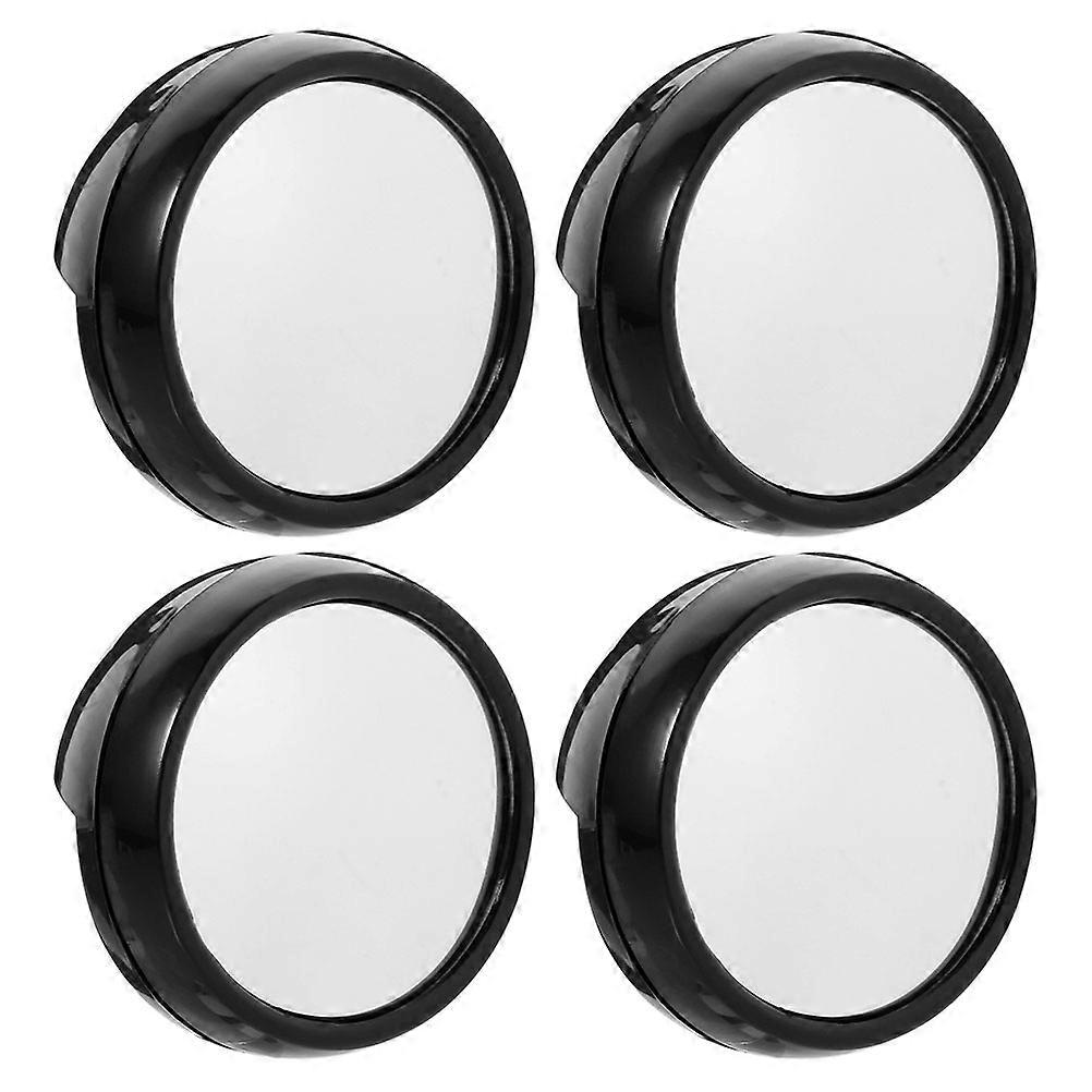 Personal Safety 12 Pcs Desk Mirror For Office Workers Square Design Providing Clear View In Workspace Black