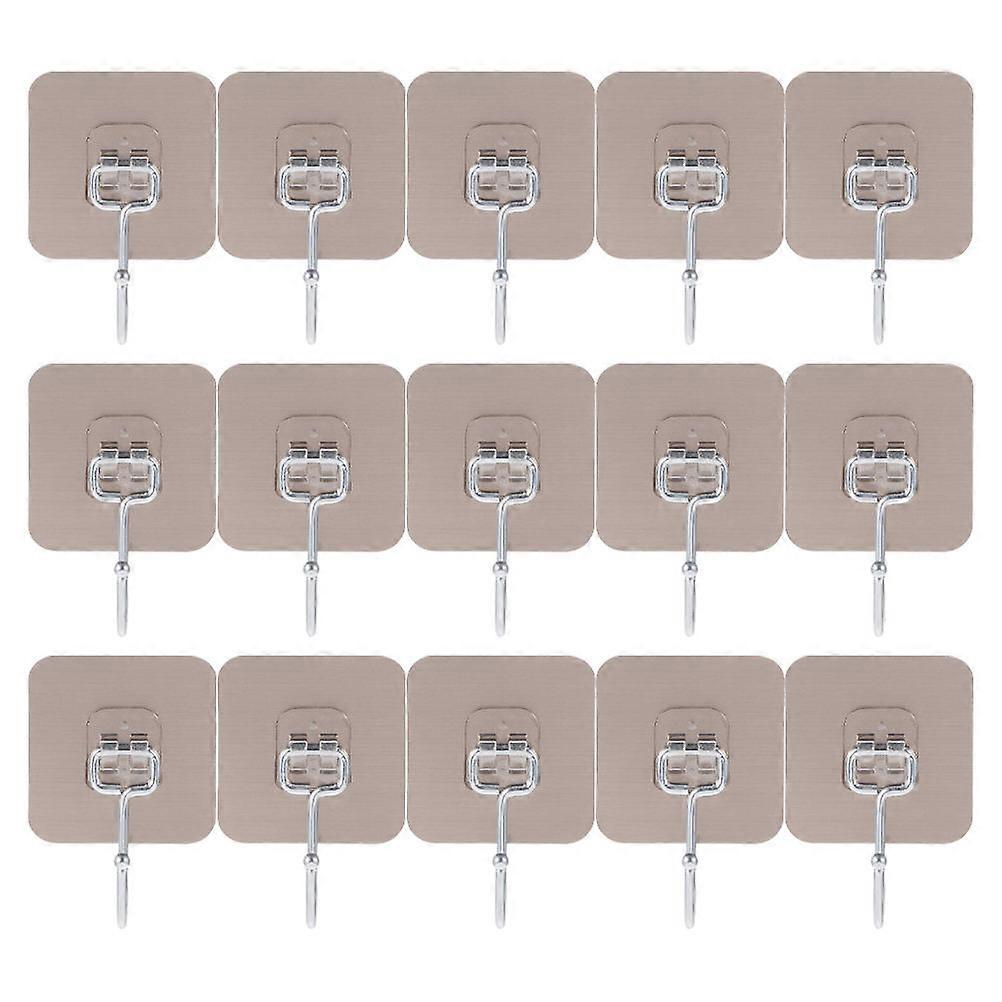 Brown Copper Hooks Wall-Mounted Hooks for Kitchen Use 15Pcs Pack