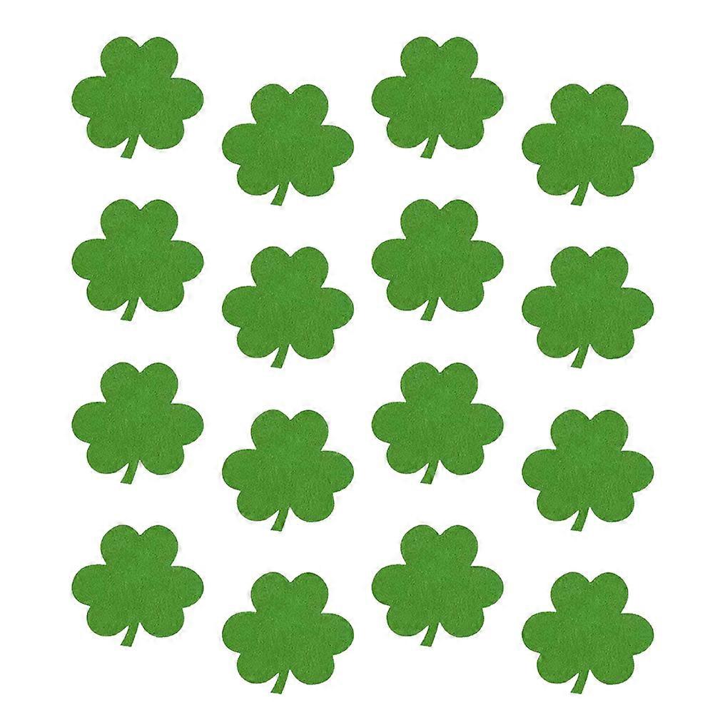 Lucky Shamrock Coasters Festival Theme Non Slip 16Pcs