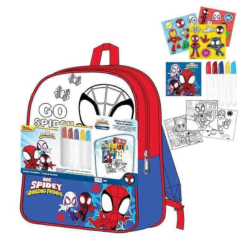 DIY Spidey Amazing Friends Backpack Set for Kids