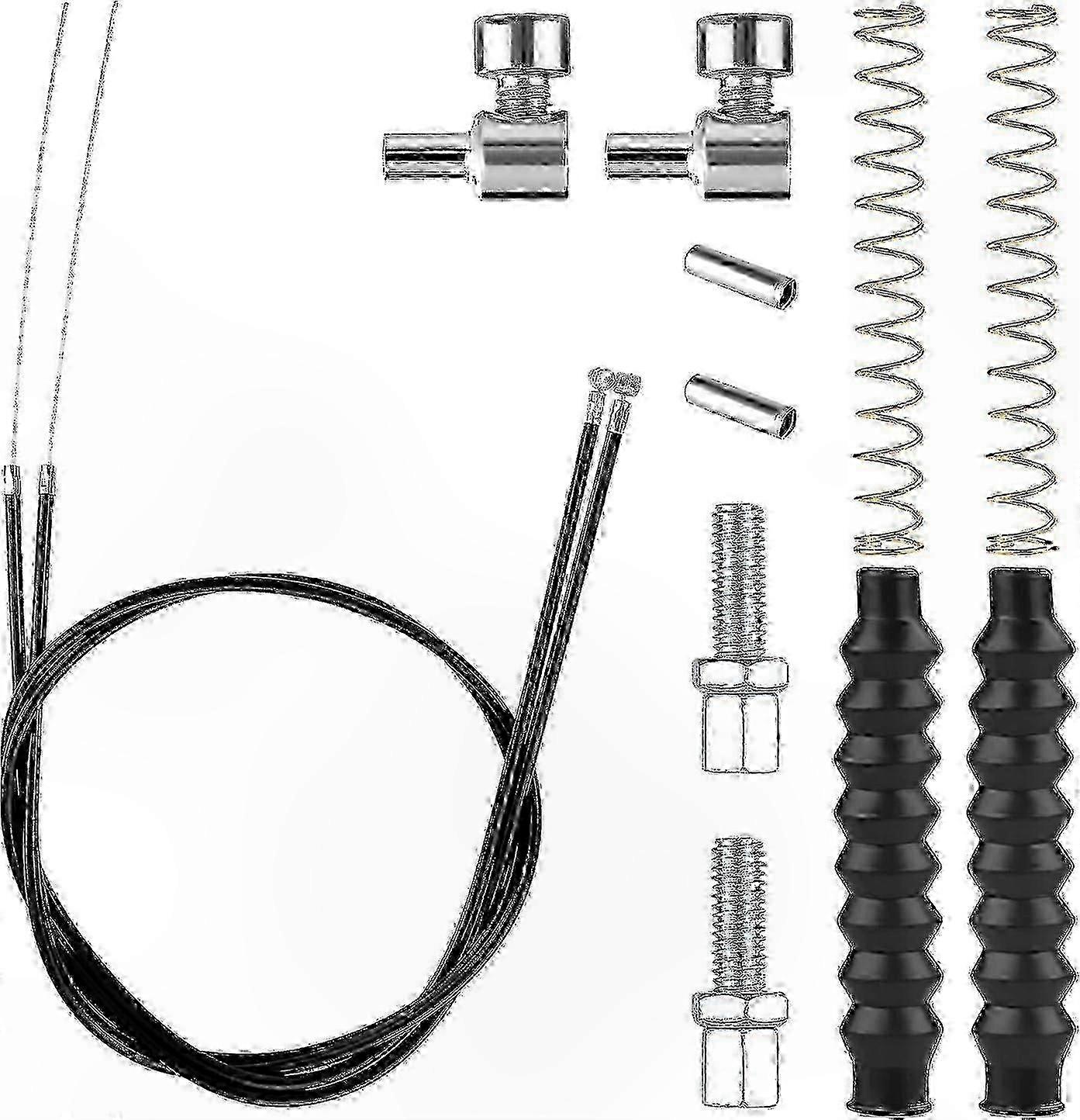 Rollator Brake Cable Replacement Kit, 14pcs Universal Walker Parts for Mobility Aids Maintenance