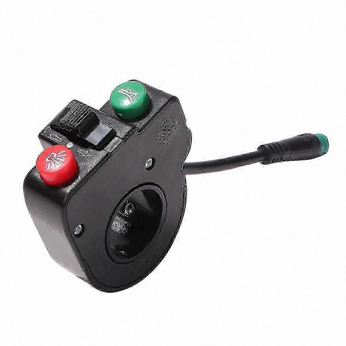 Waterproof Scooter Handlebar Switch with Light and Horn for Electric Bikes M4/PRO Models