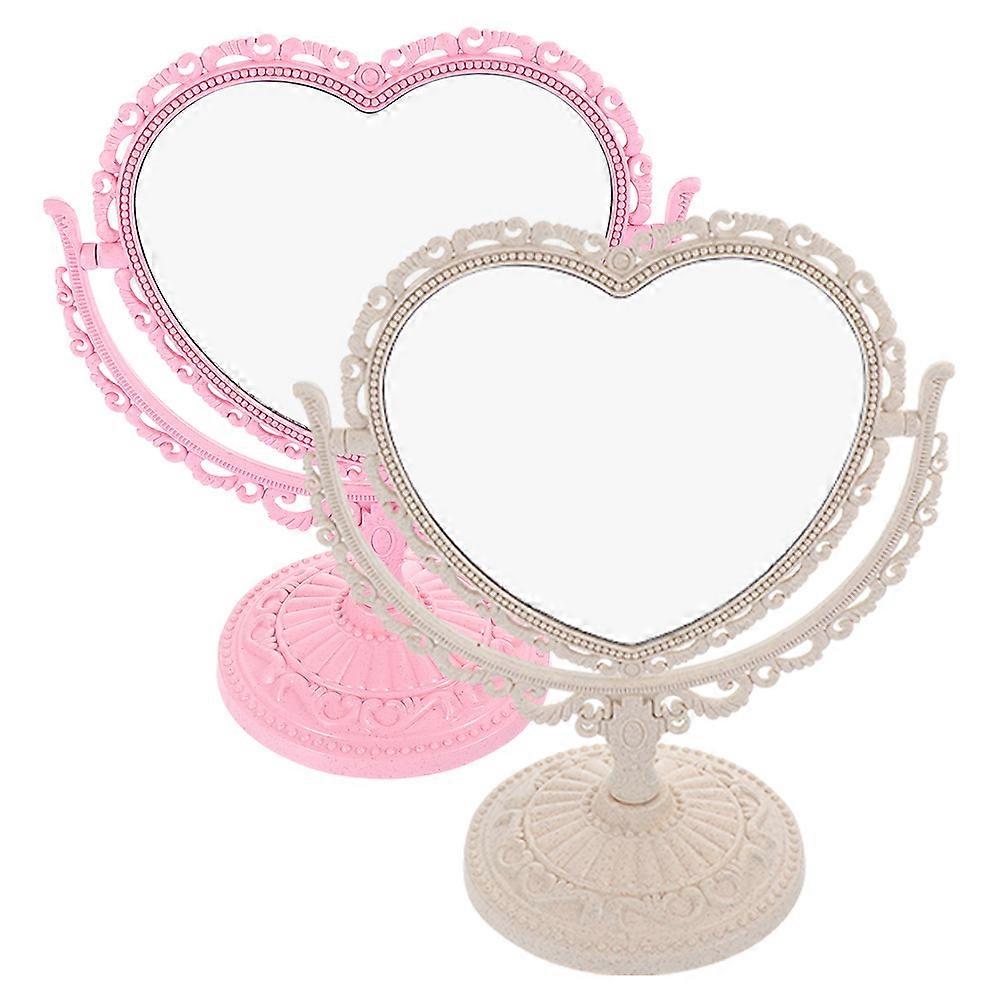 Makeup Shaped Vanity Mirror for Girls 4Pcs Set