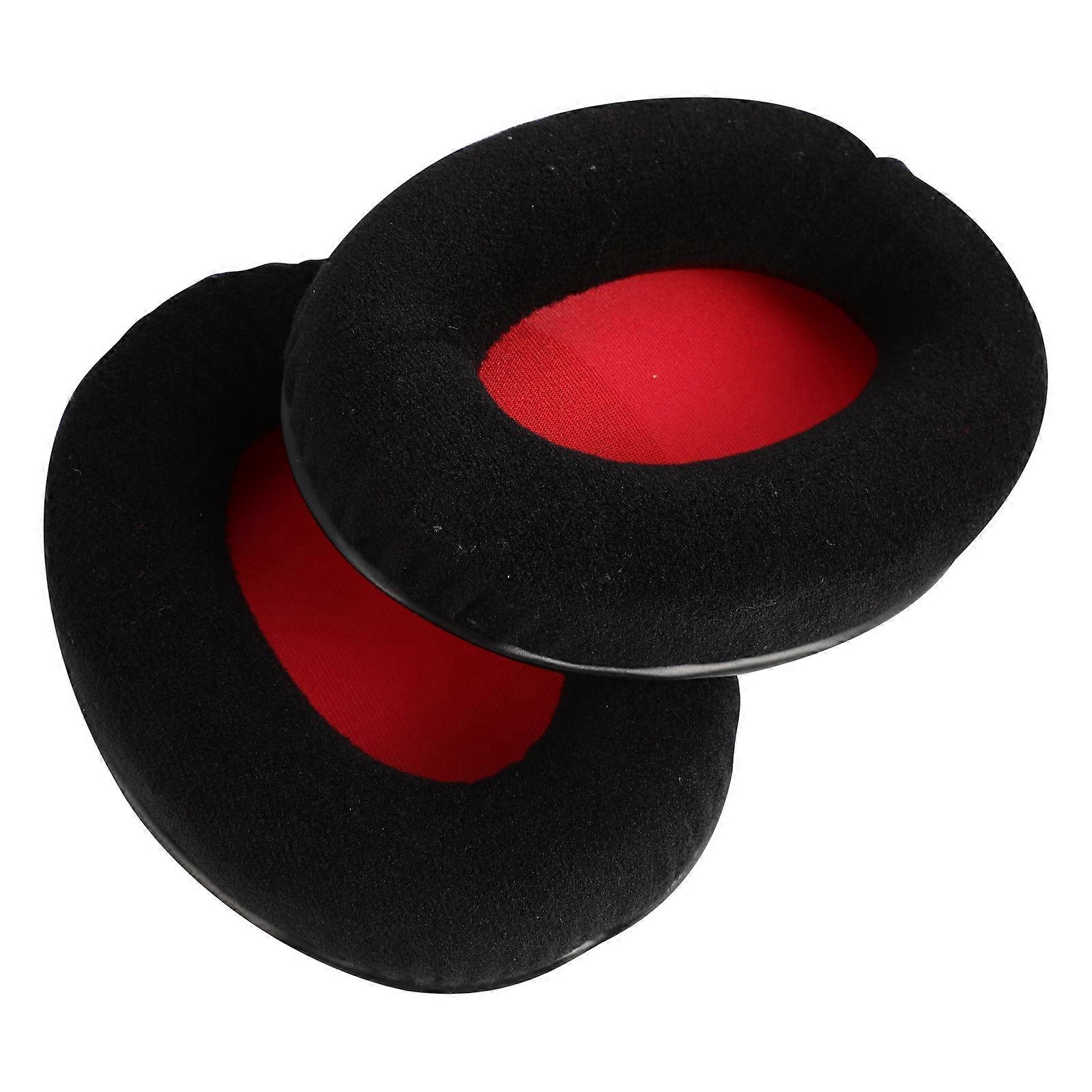 Sponge Headset Cover Protective Sleeves for Khx-Hscp 4Pcs Black Red