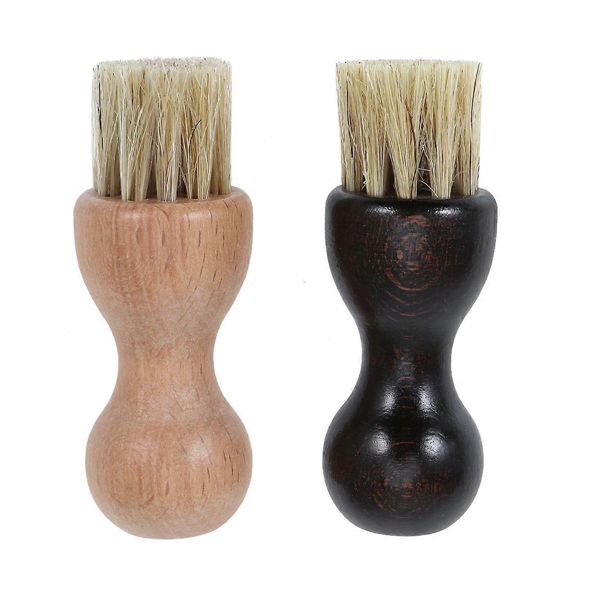 Multifunctional Shoes Dedusting Brush Beech Handle 6Pcs