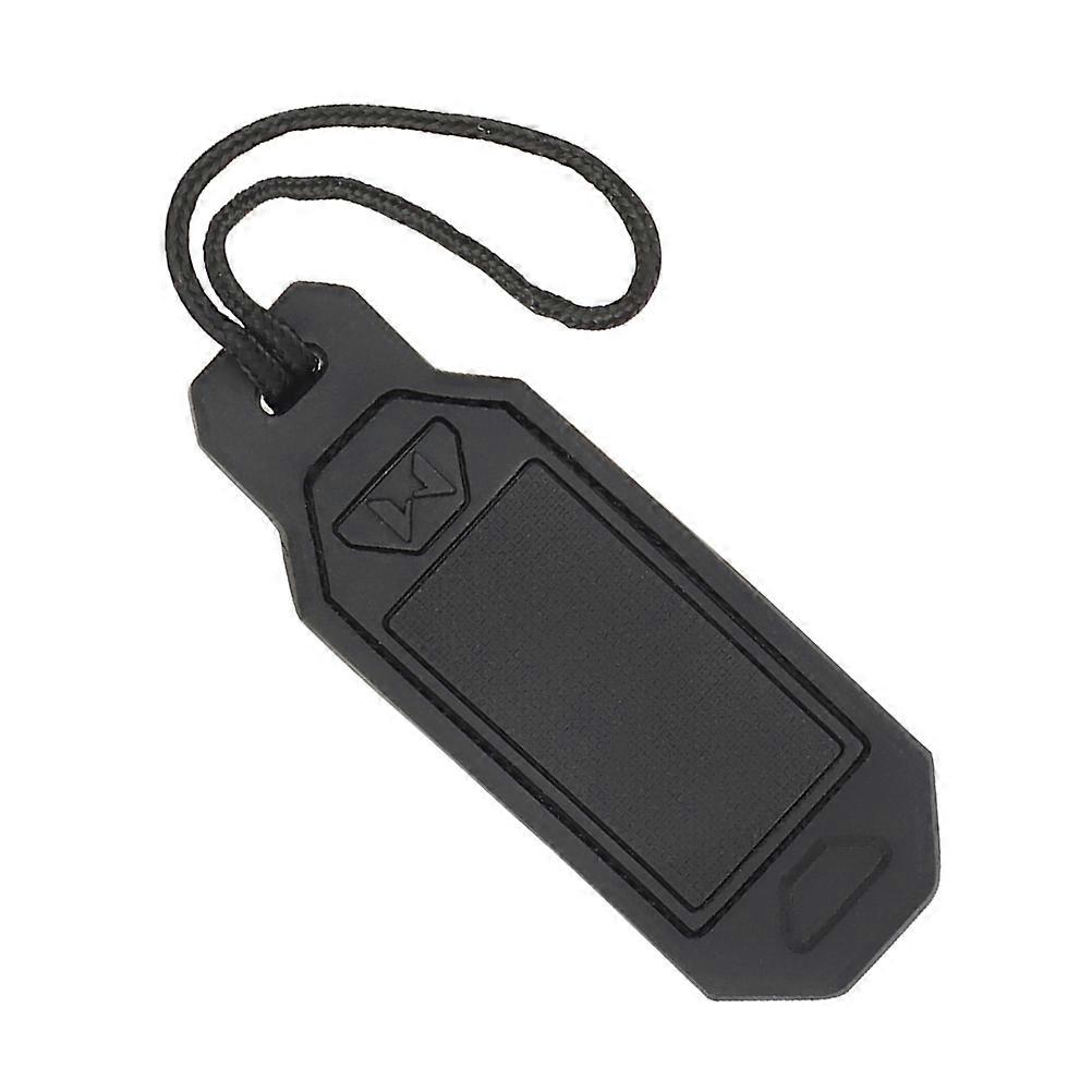 Keychain Identification Hanging Tag for Use Black Tpe Tag