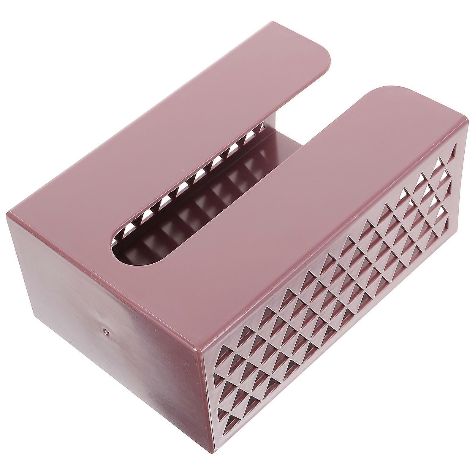 Wall-Mounted Tissue Case Grey for Toilet Use with 3Pcs Set