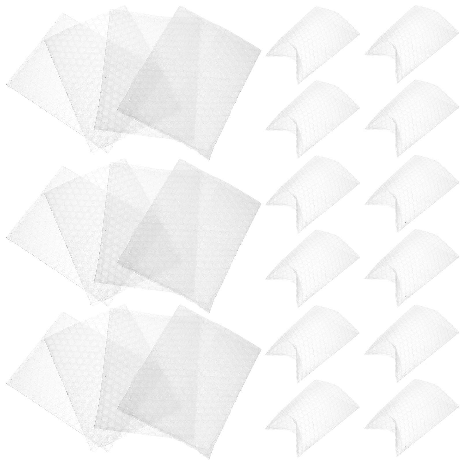 Clear Plastic Bubble Pouch for Storage Packaging 300Pcs Set