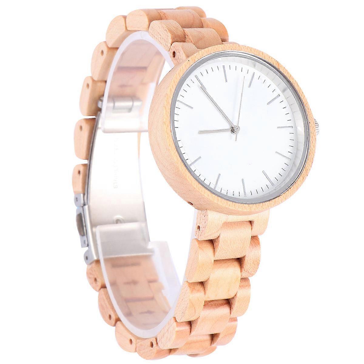 Wristwatch Wooden Watch Vintage for Time Display 2Pcs Elegant Maple Gift
