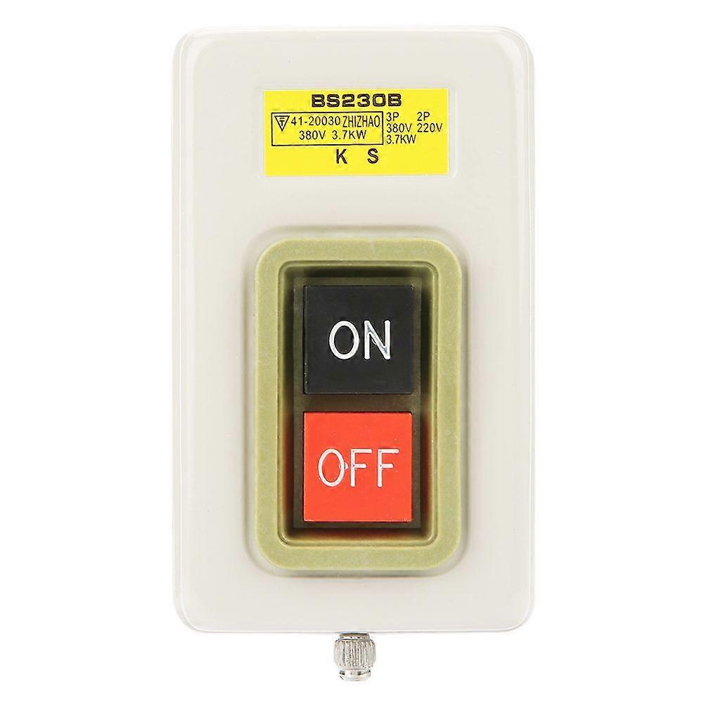 Self Locking 3P On/Off Power Push Button Switch AC 380V 3.7kW BS230B