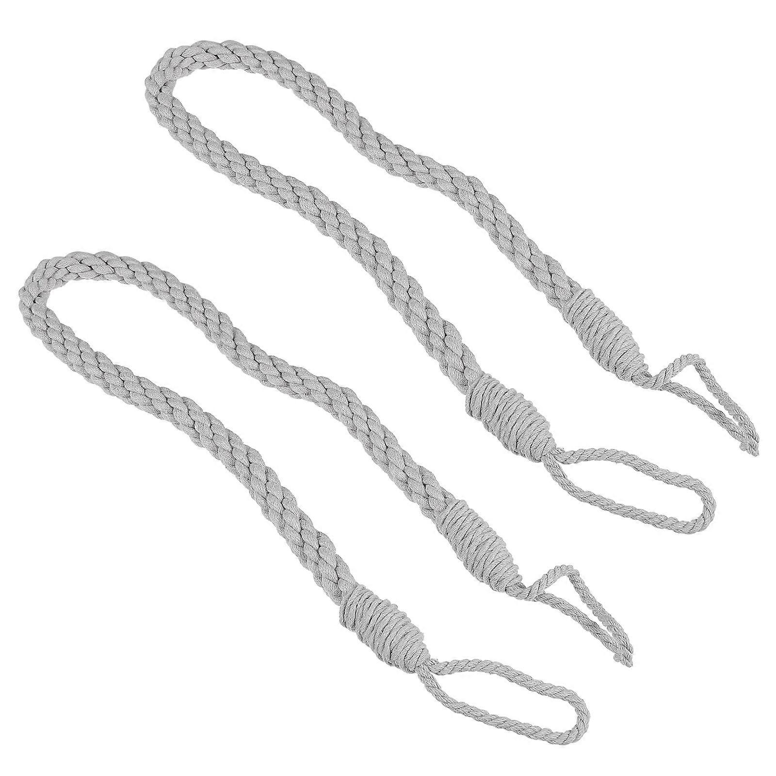 Curtain Tie Rope Handwoven Curtain Strap for Fixing Use 4Pcs