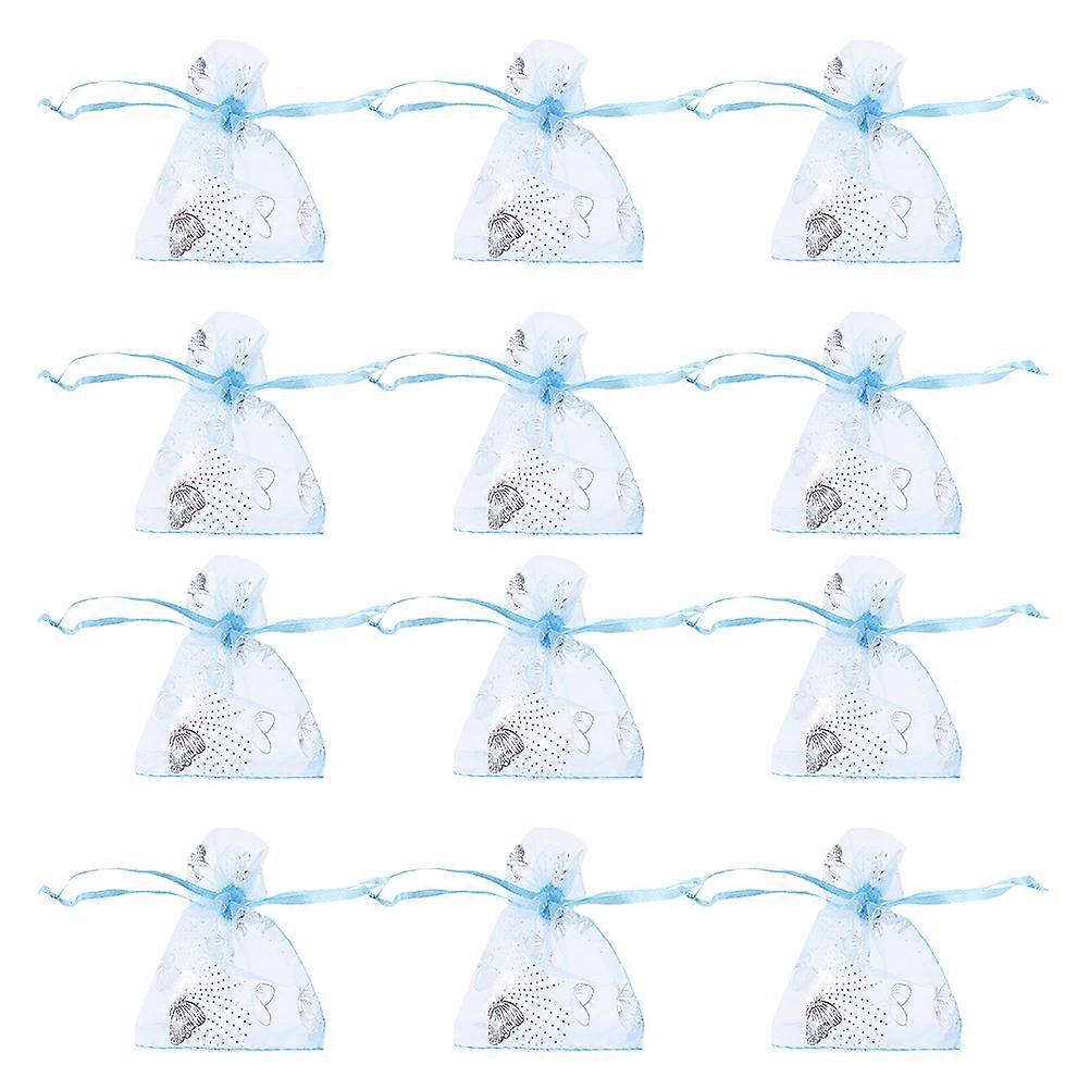 Wedding Candy Bag for Gift Packing Use 200Pcs Mesh Drawstring Bags