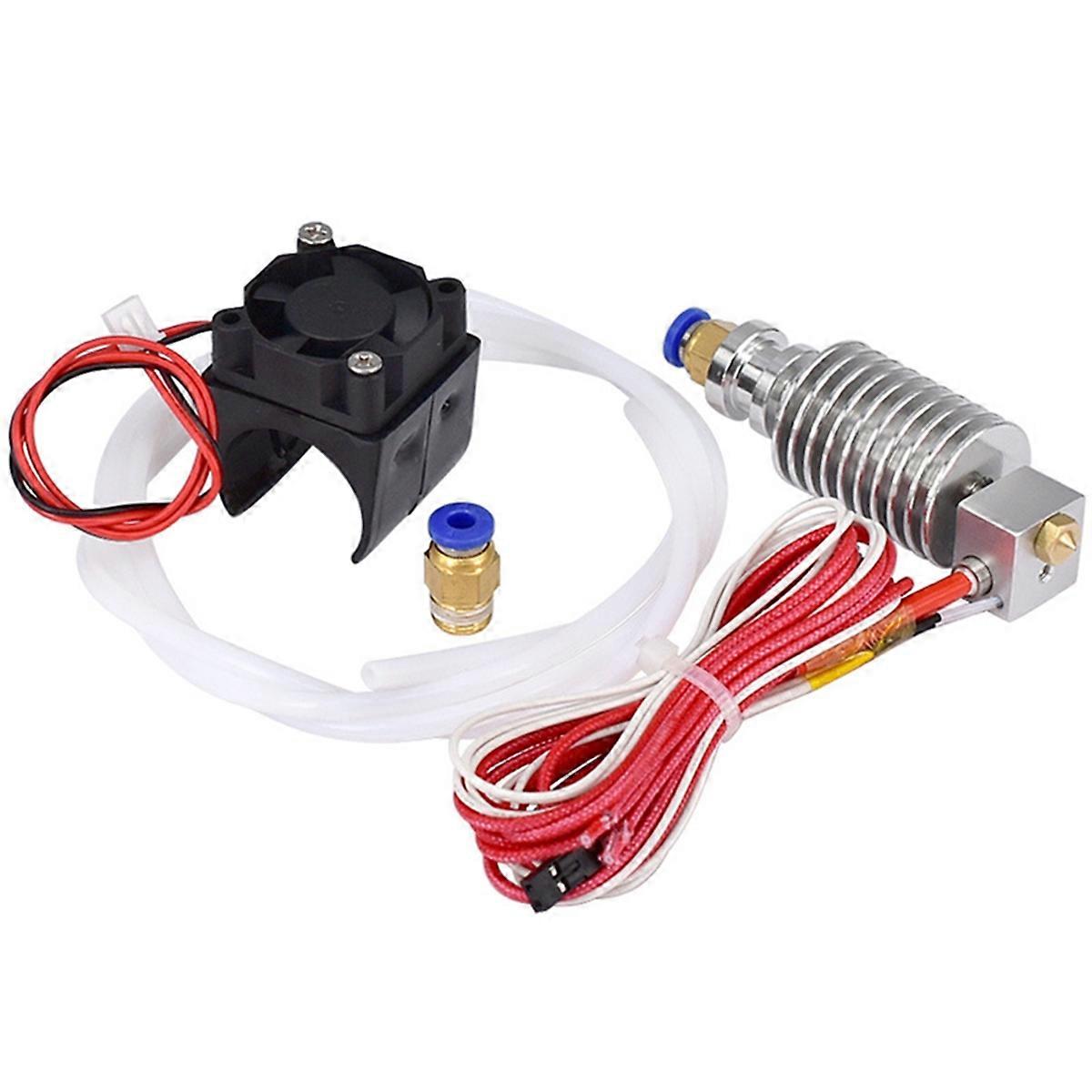 3D Printer Extruder Head -V5 Extruder Nozzle E3DV5 Full Set for 1.75mm/0.2mm