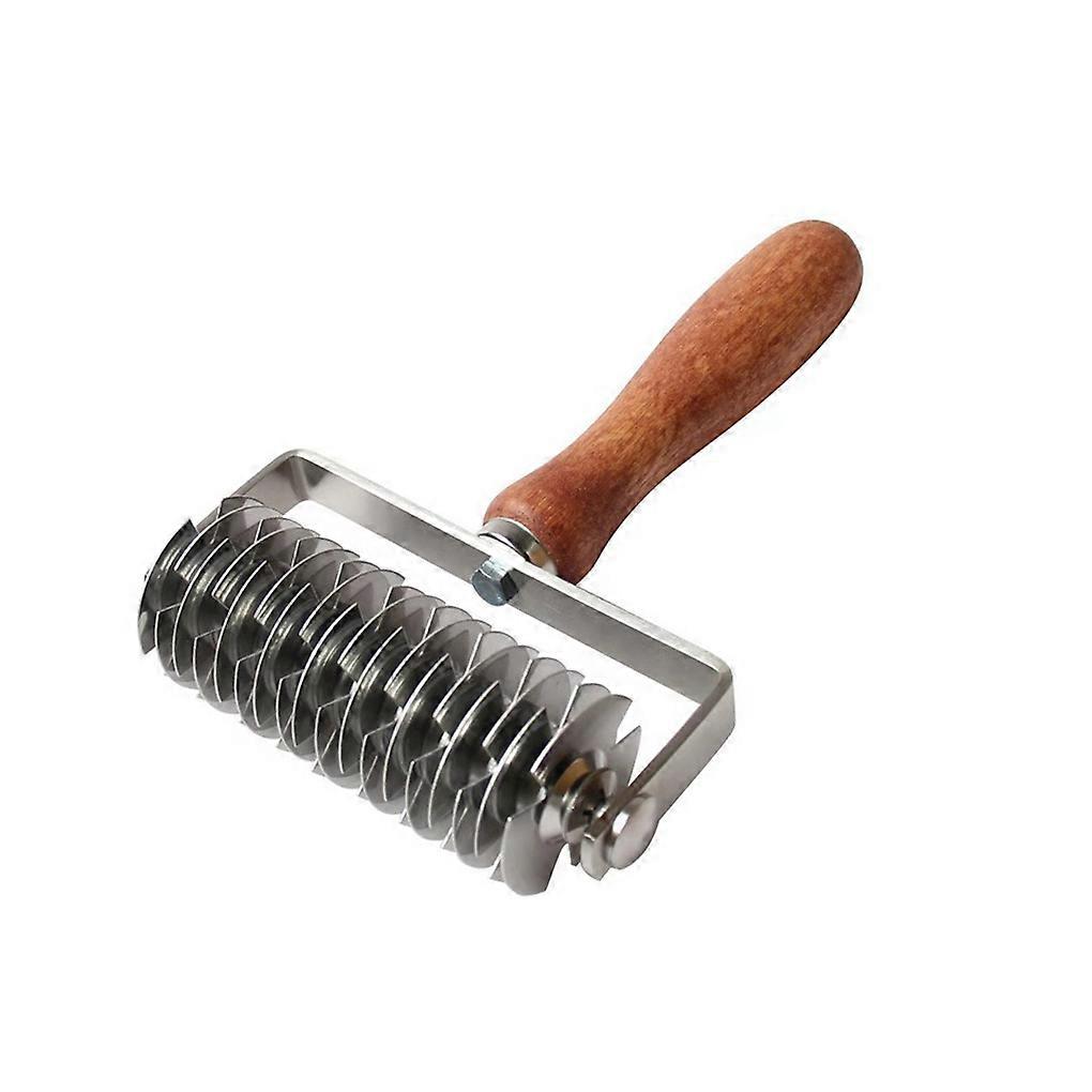 Pastry Roller Slicer Stainless Roller Cookie Pie Puncher Baking Decoration Kitchen Bakery Tool