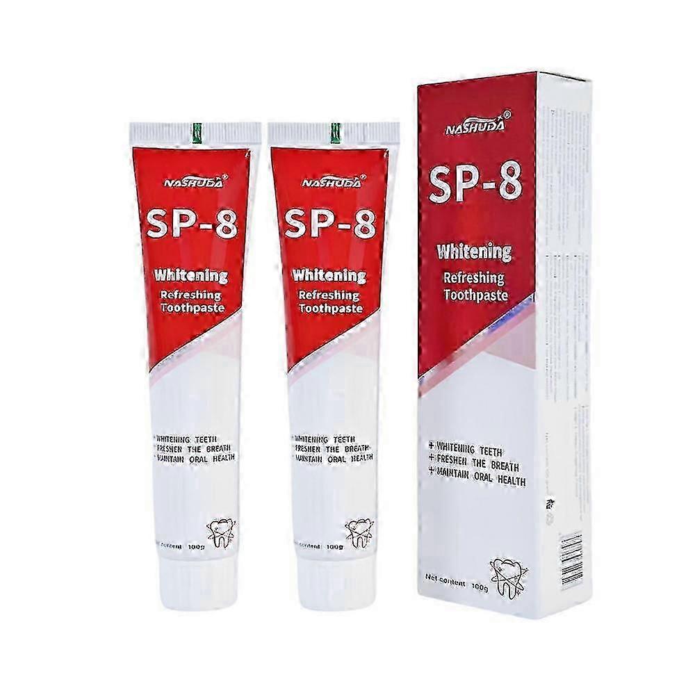 1-3X 100g SP-8 Probiotisk Whitening Tandkräm Ta bort dålig andedräkt tandplatta fläck