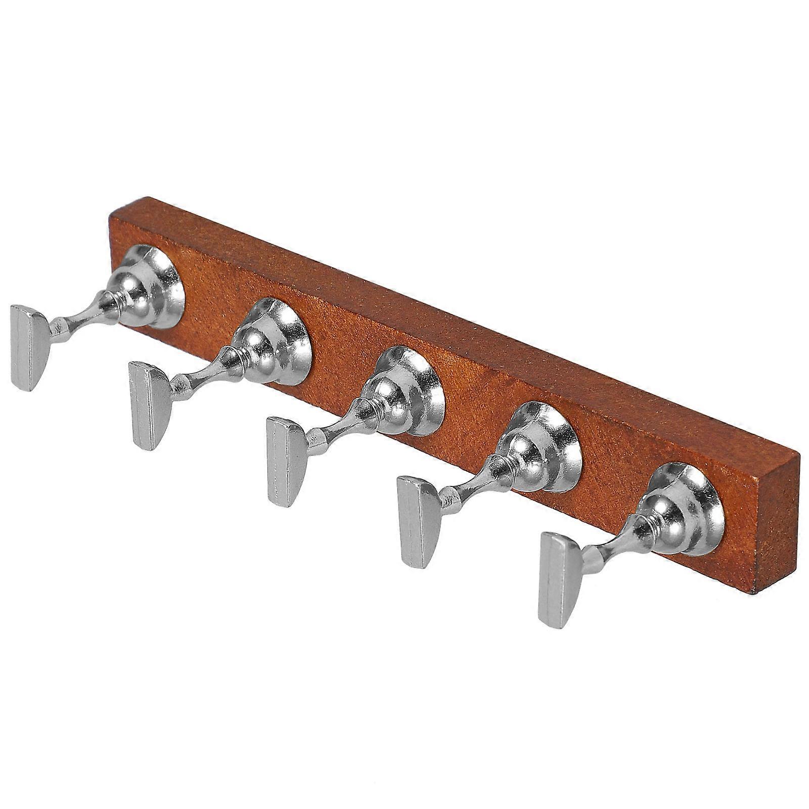 Fake Nails Display Stand with Wood Base for Nail Care Use 3Sets Organizer