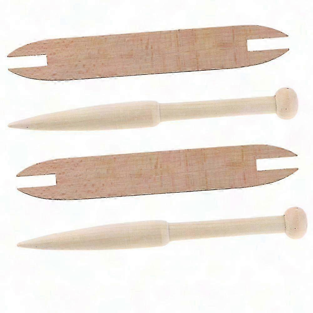 Wooden Weaving Shuttle Sticks for Knitting