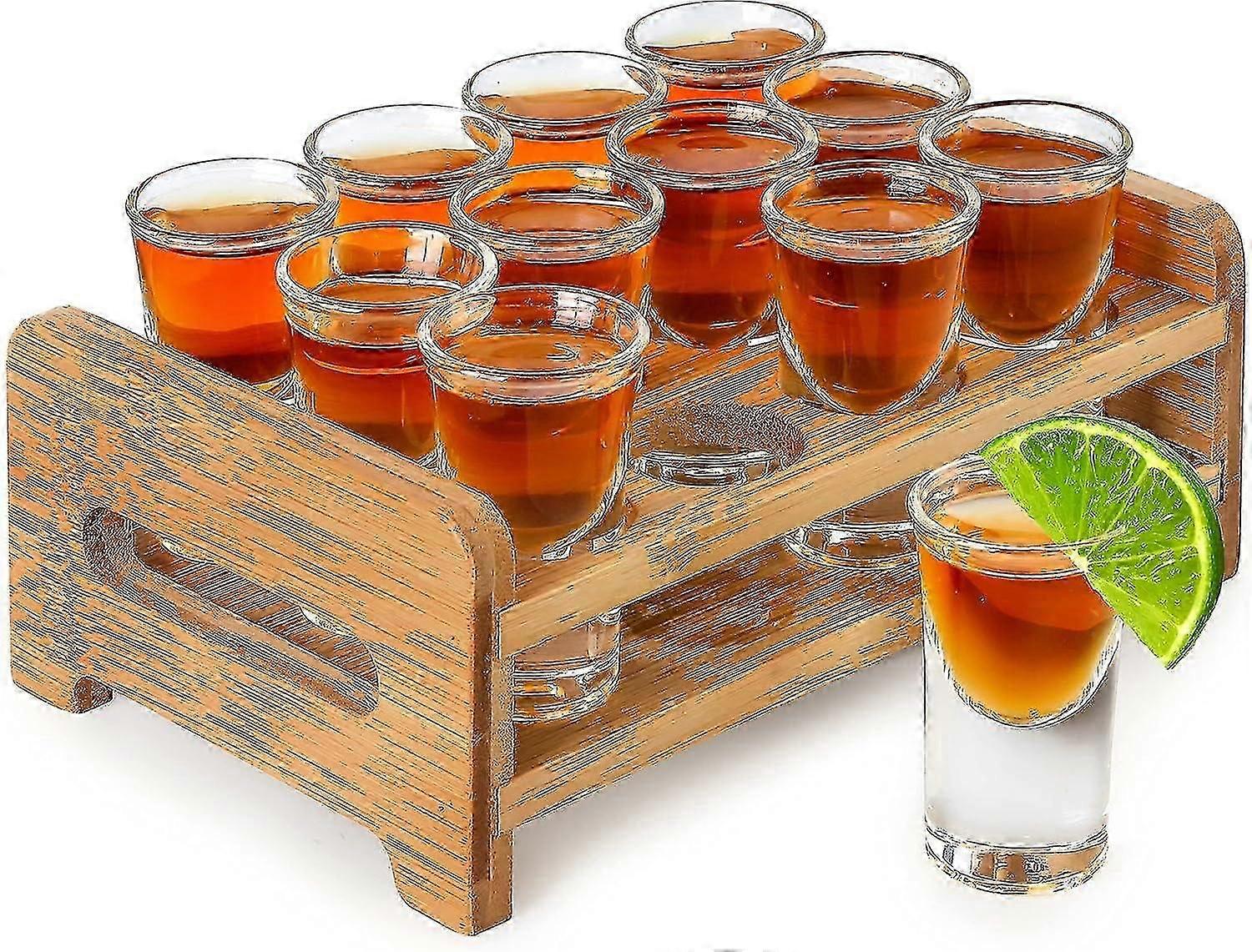 Schnapsgläser und Halter Mini Schnapsgläser Set