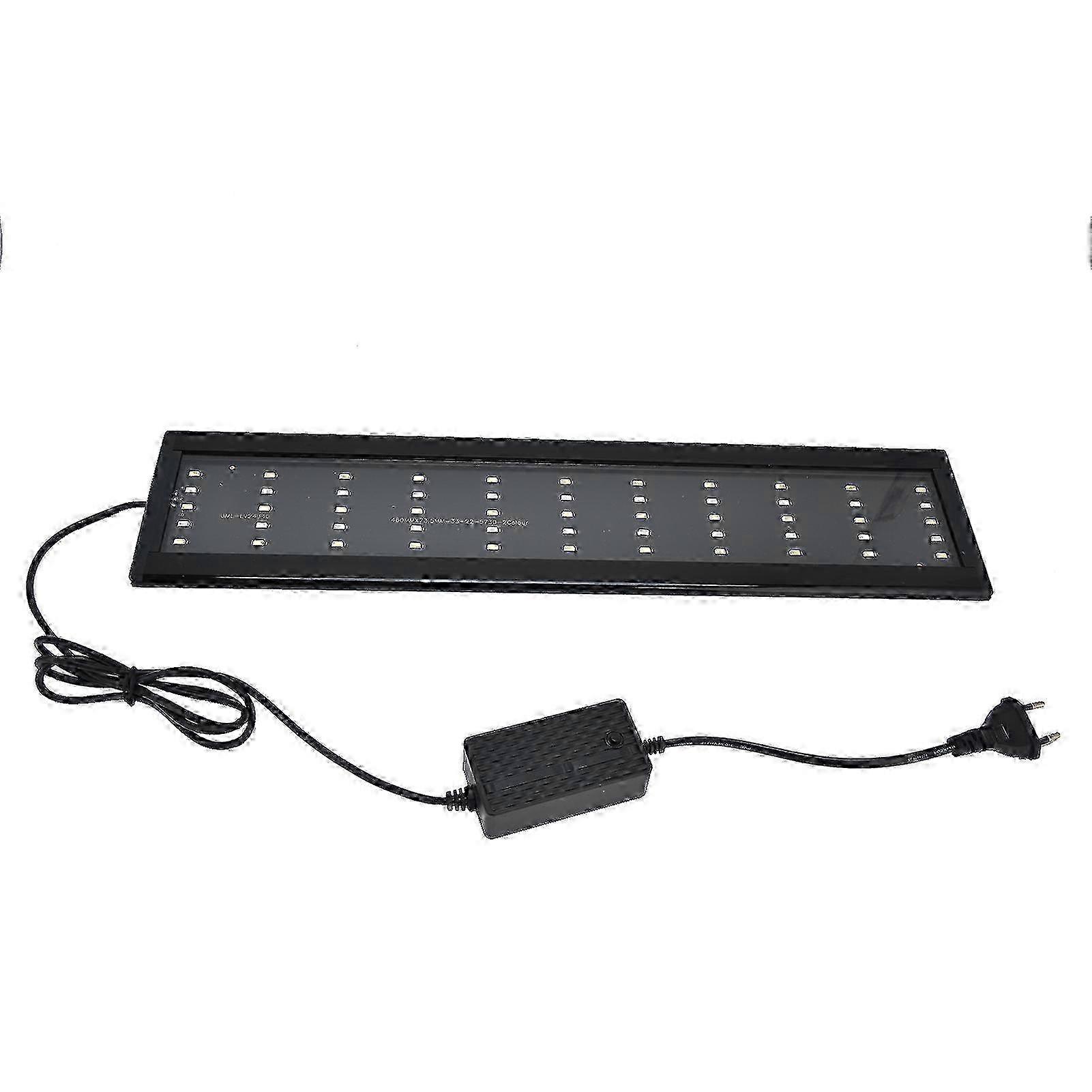 Ultra Thin Dimmable LED Aquarium Light with Bracket for Fish Tanks EU Plug 220V2025