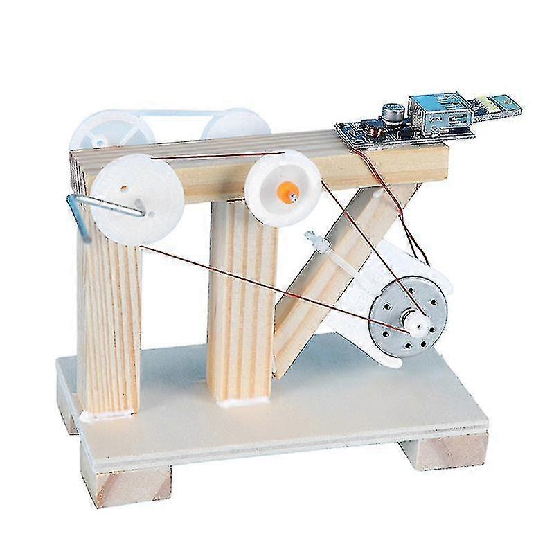 Dynamo Toy Experimental Diy Wood Stem Invention Science Physic Educational Generator For Kids Kaesi