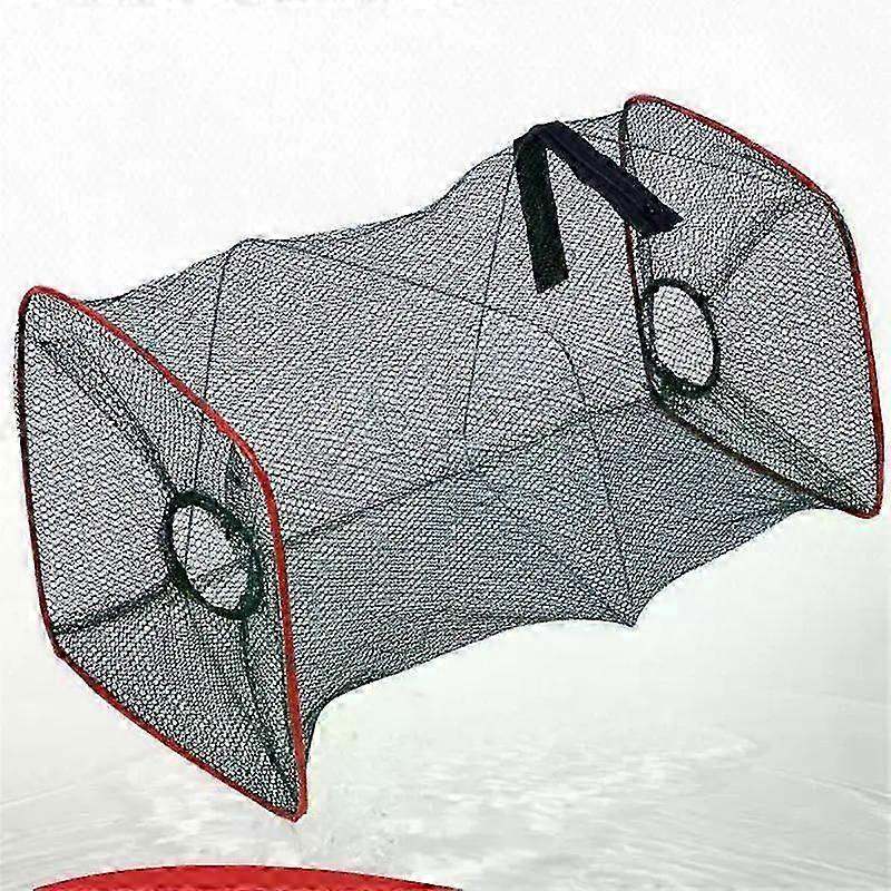 4/6Holes Fishing Net Folded Portable Hexagon Fish Network Casting Net Crayfish Shrimp Catcher Tank Trap China Cages Mesh Cheap